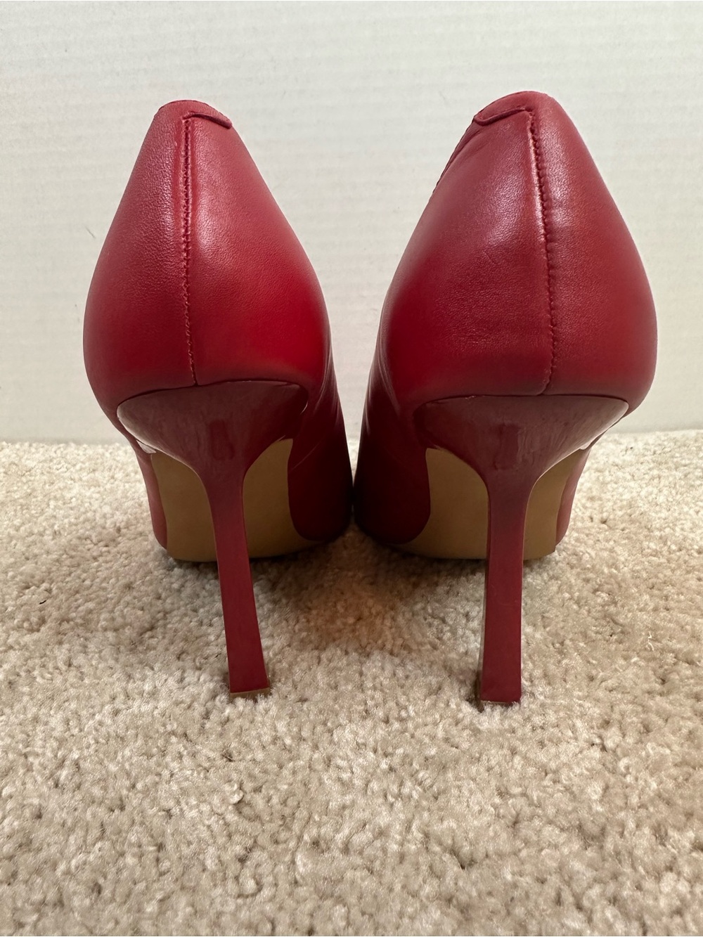 Steve Madden Red Pointed Toe Pumps, size 9.5, new without box - Picture 4 of 6